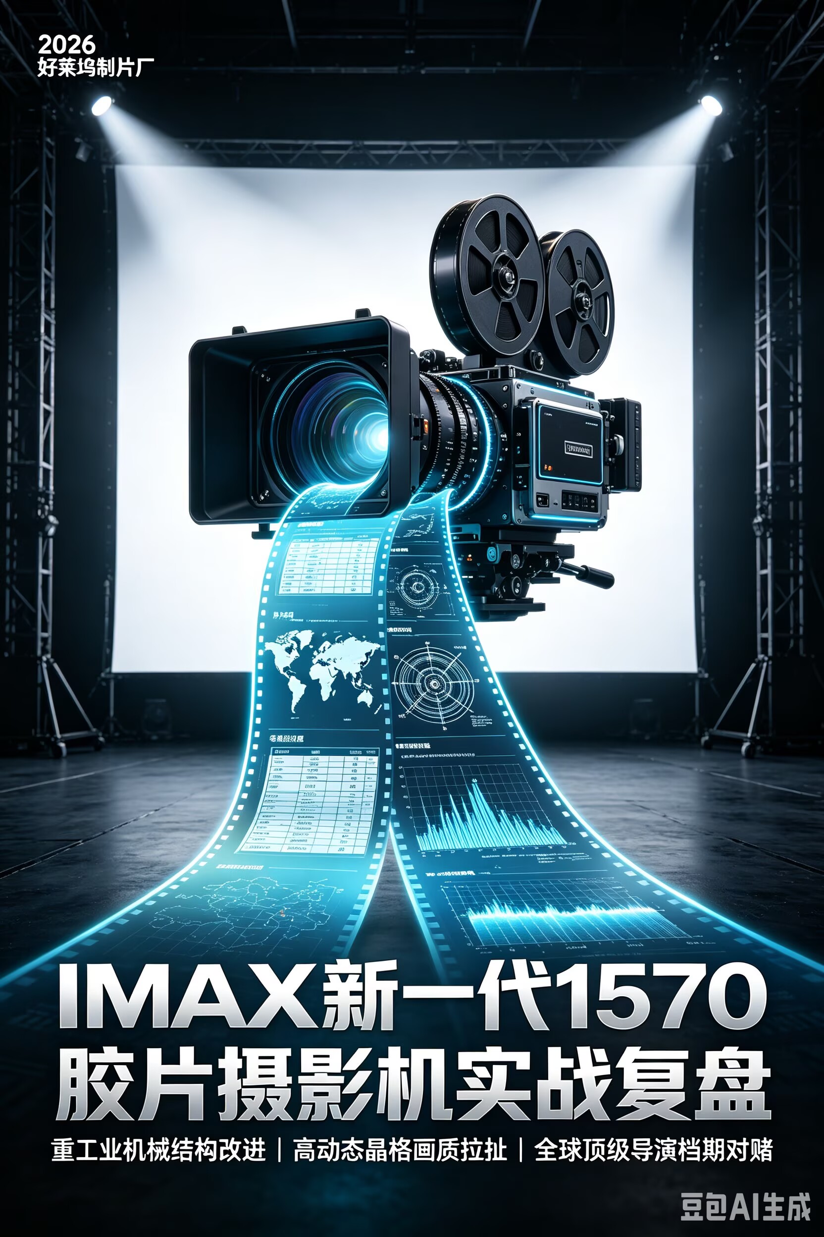 2026好莱坞制片厂IMAX新一代1570胶片摄影机实战复盘：重工业机械结构改进、高动态晶格画质拉扯与全球顶级导演档期对赌